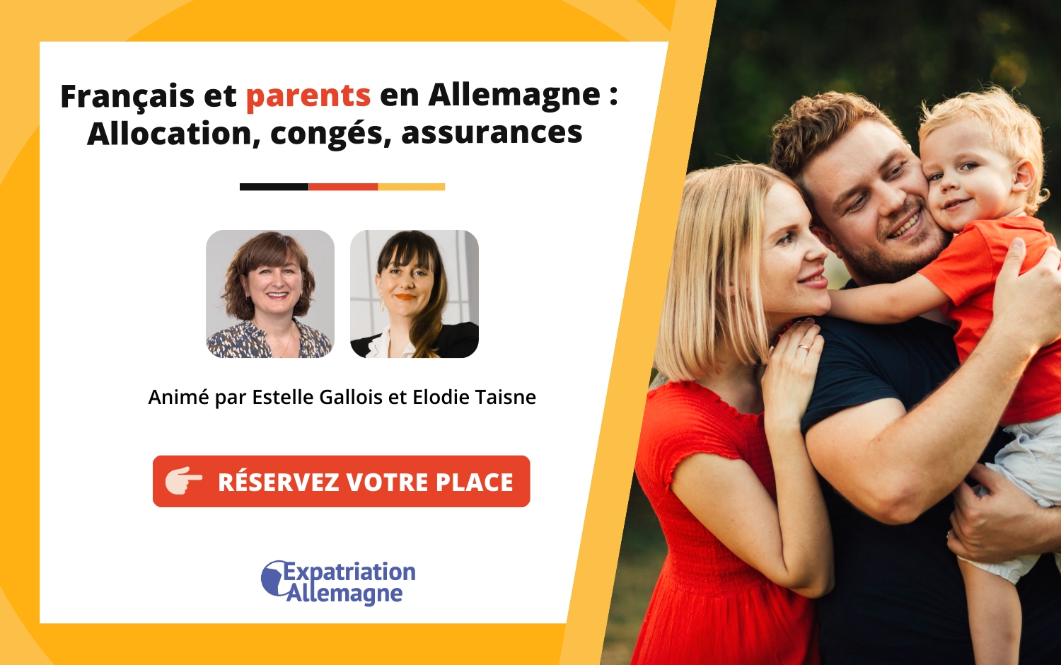 Français et parents en Allemagne : Allocation, congés, assurances le webinaire pour ne rien rater !