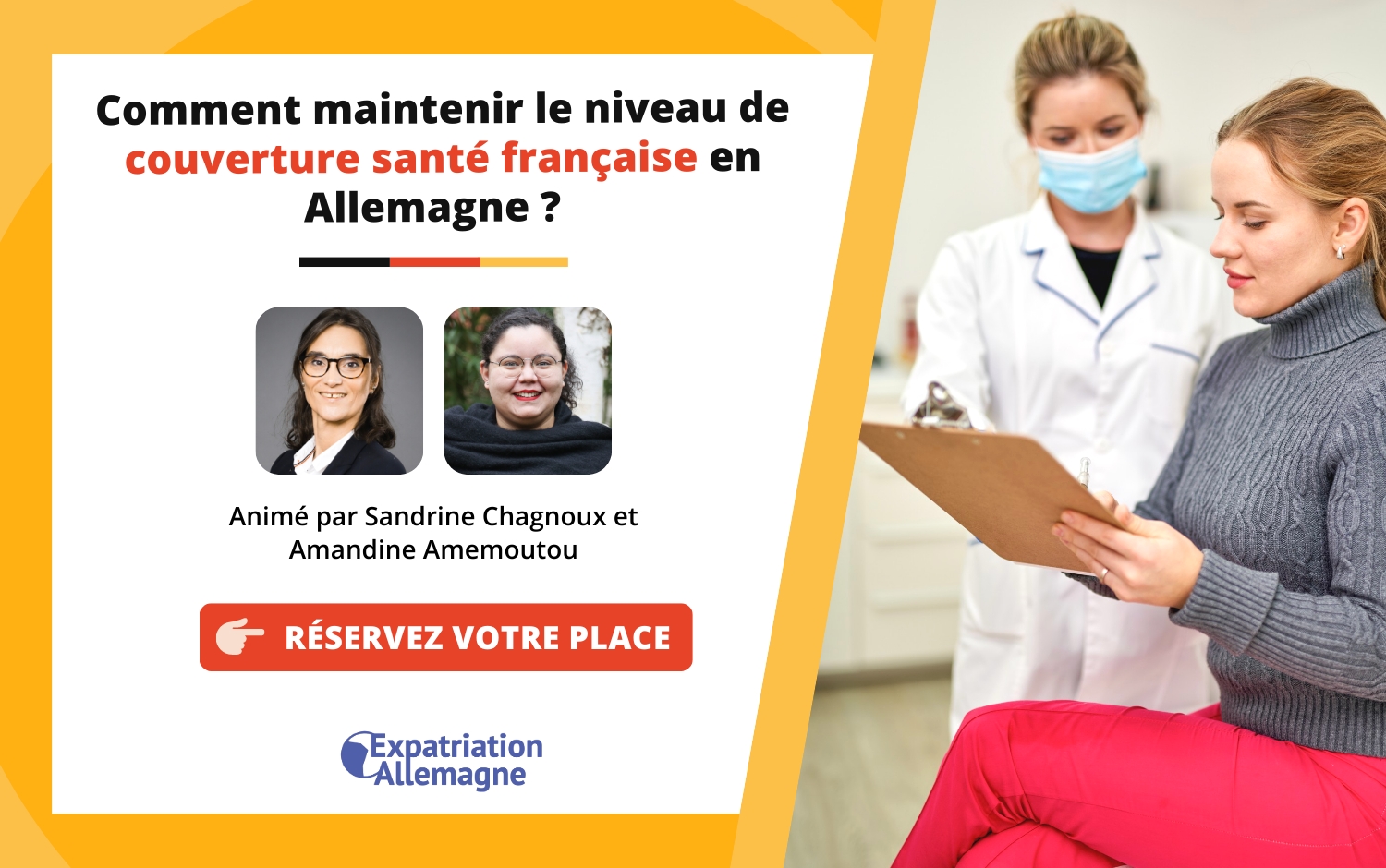 Webinaire Assurance santé : Comment maintenir le niveau de couverture santé française en Allemagne ?